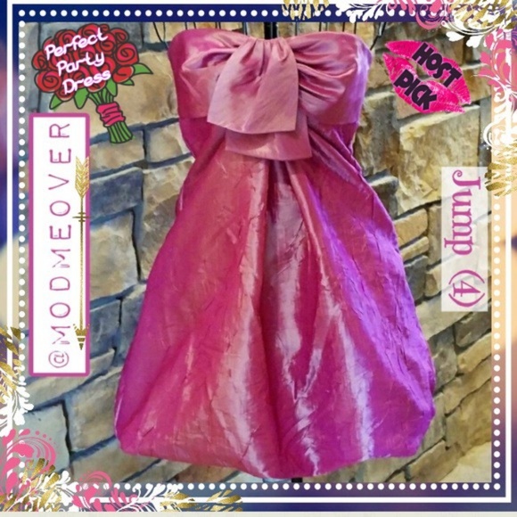 Jump Dresses & Skirts - 🏆HP🏆Raspberry Pink Strapless Bubble Dress